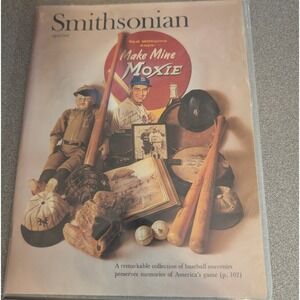 Smithsonian Magazine April 1987 Baseball Souvenirs Ted Williams Moxie Vintage
